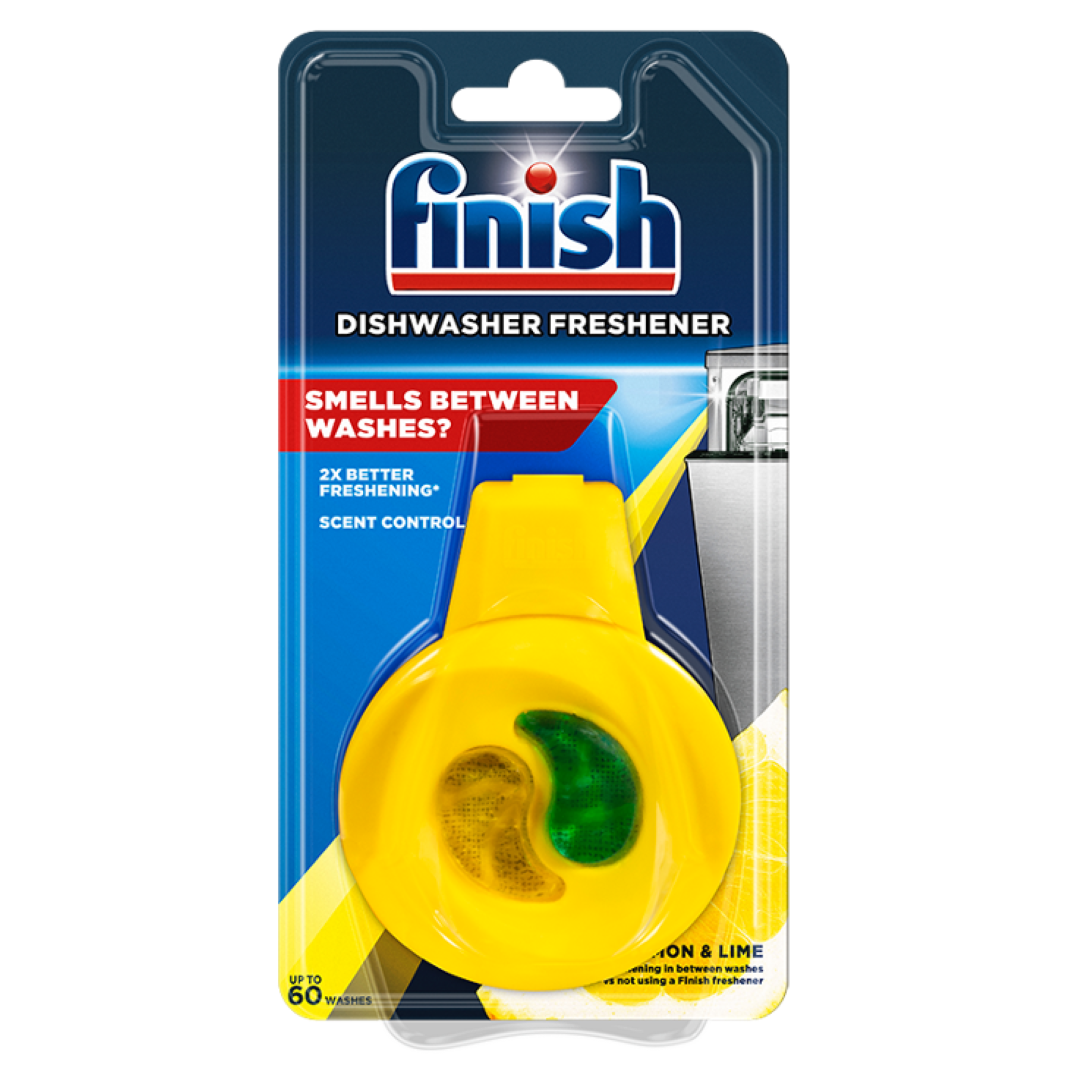 FINISH DISH WASHER FRESHNER LEMON& LIME 10'S